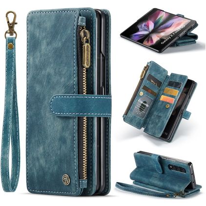 CaseMe C30 Samsung Galaxy Z Fold 4 Wallet case - Blue