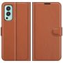 Mobigear Classic OnePlus Nord 2 Funda tipo libro Cartera - Marrón