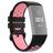 Mobigear Sport Plus Buckle Silikoni Fitbit Charge 4 Ranneke Solki - Musta / Vaaleanpunainen