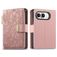 Mobigear Flowers iPhone Duo Etui z klapką typu portfel - Różowy