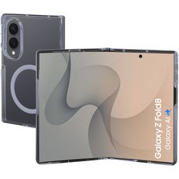 Mobiparts Hardcover Transparent Samsung Galaxy Z Fold 8 MagSafe Fodral Hårdplast Skal - Transparent