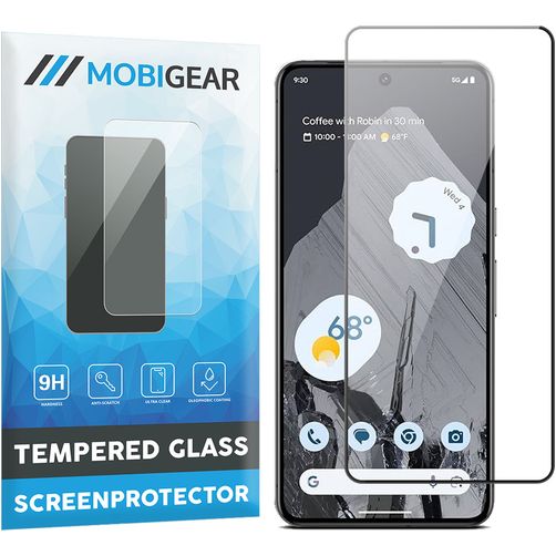 Mobigear Premium Google Pixel 8 Pro Vetro Protezione schermo - Compatibile con le cover - Nero