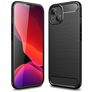 Mobigear Brushed Slim iPhone 14 Elastyczne TPU Etui plecki - Czarny