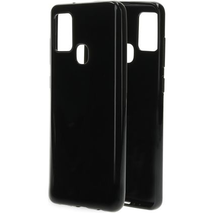 Mobiparts Classic Samsung Galaxy A21s Joustava TPU Suojakuori - Musta