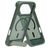 Mobiparts Hardcover iPhone 18 Pro Max MagSafe Plástico rígido Capa traseira com suporte - Satin Green