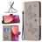 Mobigear Butterfly Xiaomi 12 Lompakkokotelo + Setelitasku - Harmaa