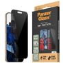 PanzerGlass Ultra-Wide Fit iPhone 16 Pro Max Härdat glas Skärmskydd Privacy - Skalvänligt - Svart