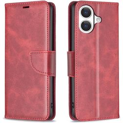 Mobigear Excellent iPhone 17 Funda tipo libro Cartera - Rojo