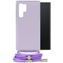 Mobilize Lanyard Gelly Samsung Galaxy S23 Ultra TPU flexible Funda con cuerda - Pastel Purple