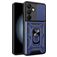 Mobigear Armor Ring Cam Slide Samsung Galaxy S24 FE Hardcase Back cover Antiurto con anello e copriobiettivo scorrevole - Blu