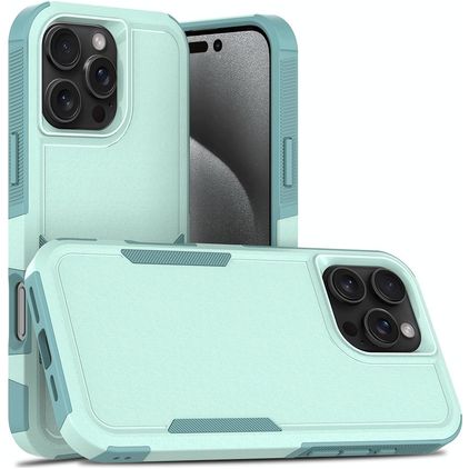 Mobigear Heavy Armor iPhone 16 Pro Max Funda Plástico rígido Carcasa Antigolpes - Verde