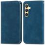 Mobigear Retro Slim Samsung Galaxy S25 Cover a libro - Blu