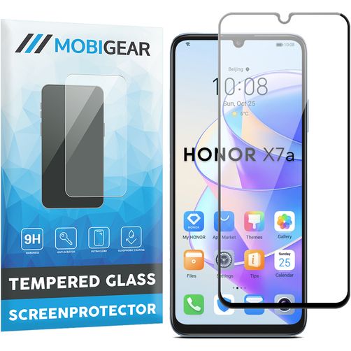 Mobigear Premium HONOR X7A Tempered Glass Screen Protector - Case Friendly