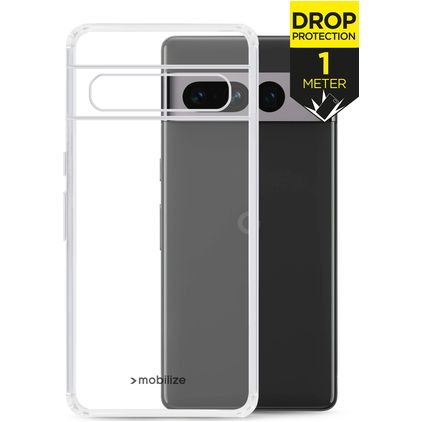 Mobilize Naked Protection Transparent Google Pixel 7 Pro Fodral Hårdplast Skal Stötsäkert - Transparent