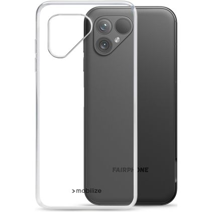 Mobilize Gelly Transparente Fairphone 5 TPU flexible Carcasa - Transparente