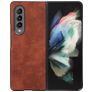 Mobigear Excellent Samsung Galaxy Z Fold 4 Hard Case Back cover - Brown