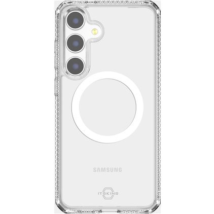 ITSKINS Level 2 HybridMagClear R Transparente Samsung Galaxy S25 Plus MagSafe Plástico rígido Capa traseira Antichoque - Transparente