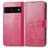 Mobigear Clover Google Pixel 7 Lompakkokotelo + Setelitasku - Magenta