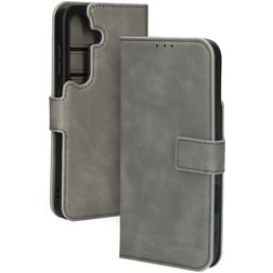 Mobiparts Classic Wallet Samsung Galaxy S25 MagSafe Cover a libro - Granite Grey