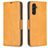 Mobigear Excellent Samsung Galaxy S25 FE Cover a libro portafoglio - Cognac