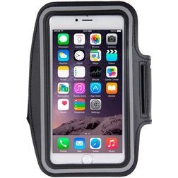 Mobigear Mobilholder til løb Neopren Sportscover Løbearmbånd (max 16 cm x 8 cm) - Sort
