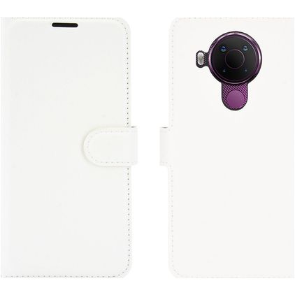 Mobigear Classic Nokia 5.4 Wallet case - White