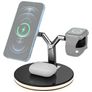 Mobigear LumiStation Mag 3in1 MagSafe Charging Station for iPhone / AirPods & Apple Watch - Black