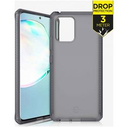 ITSKINS SpectrumFrost Samsung Galaxy S10 Lite Funda Plástico rígido Carcasa Antigolpes - Negro