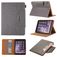 Mobigear Luxury iPad 7 (2019) Wallet case + Stylus Holder - Grey