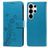 Mobigear Flowers Samsung Galaxy S26 Ultra Funda tipo libro Cartera - Azul