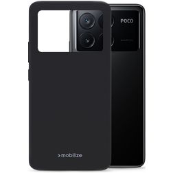 Mobilize Rubber Gelly POCO X6 Pro TPU flessibile Back cover - Matt Black