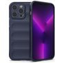 Mobigear Bumpy iPhone 14 Pro Max TPU flexible Carcasa - Azul oscuro