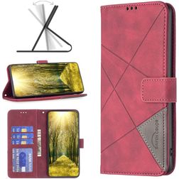 Mobigear Rhombus Google Pixel 7a Wallet case - Red