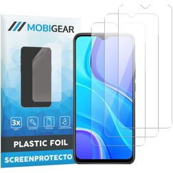 Mobigear Xiaomi Redmi 9A Screen Protector Film - Case Friendly (3-Pack)