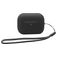 Mobigear Lanyard Apple AirPods Pro 2 Cover Silicone flessibile - Nero