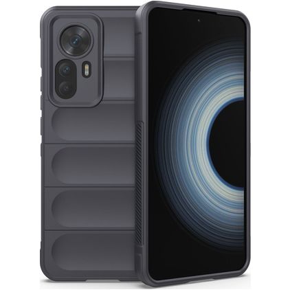Mobigear Bumpy Xiaomi 12T Elastyczne TPU Etui plecki - Grafitowy