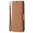 Mobigear Excellent Samsung Galaxy A12 Pungetui med Seddelrum - Cognac