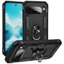 Mobigear Armor Ring Google Pixel 10 Pro XL Funda Plástico rígido Carcasa Antigolpes con anillo - Negro