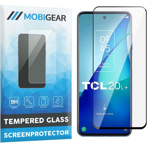 Mobigear Premium TCL 20L Plus Vidro temperado Película de ecrã - Compatível com capas - Preto