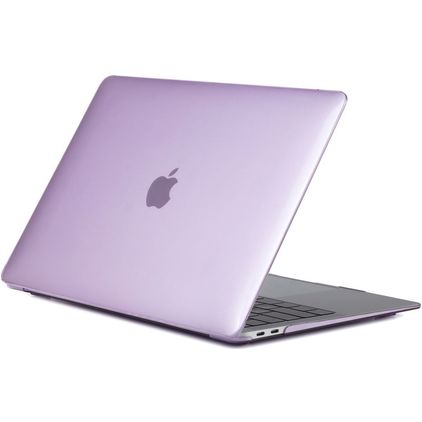 Mobigear Glossy MacBook Air 13 pollici (2018-2020) Cover rigida per MacBook - Viola - Modello A1932 / A2179 / A2337