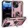 Mobigear Armor Ring iPhone 15 Plus Fodral Hårdplast Skal Stötsäkert med ringhållare - Roséguld
