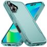 Mobigear Heavy Armor iPhone 16 Plus Plástico rígido Capa traseira Antichoque - Verde