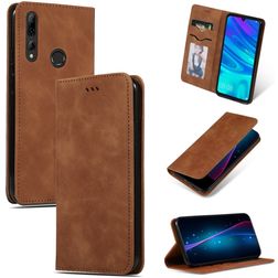 Mobigear Retro Slim Huawei P Smart Plus (2019) Funda tipo libro - Marrón