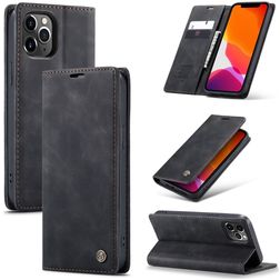 CaseMe 013 iPhone 12 Pro Max Funda tipo libro Cartera - Negro