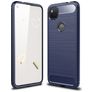 Mobigear Brushed Slim Google Pixel 4a TPU flexível Capa traseira - Azul