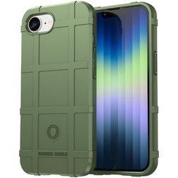 Mobigear Rugged Shield iPhone 17e TPU flexível Capa traseira Antichoque - Verde