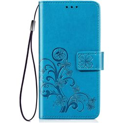 Mobigear Clover Huawei P40 Pro Lompakkokotelo + Setelitasku - Sininen