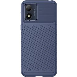 Mobigear Groove Motorola Moto E13 Flexibilní TPU Zadní kryt - Modrá