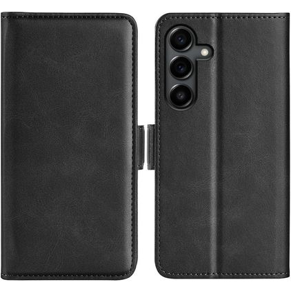 Mobigear Slim Magnet Samsung Galaxy S25 FE Pungetui med Seddelrum - Sort