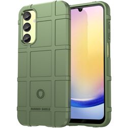 Mobigear Rugged Shield Samsung Galaxy A55 Flexibel TPU Skal Stötsäkert - Grön
